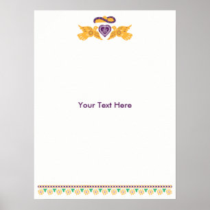 Fiesta Lovebird Poster