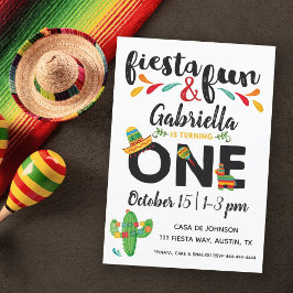 Fiesta Primeiro Convite de Aniversário
