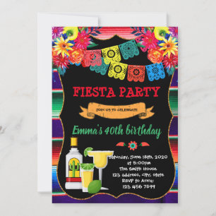 Fiesta tequila - convite