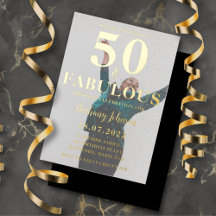 Fifty & Fabulous Foto Aniversário de 50 anos