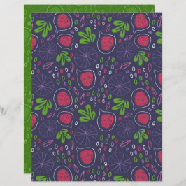 Fig Scrapbook Paper