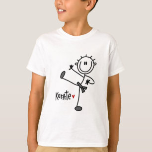 Figura básica t-shirt e presentes da vara do