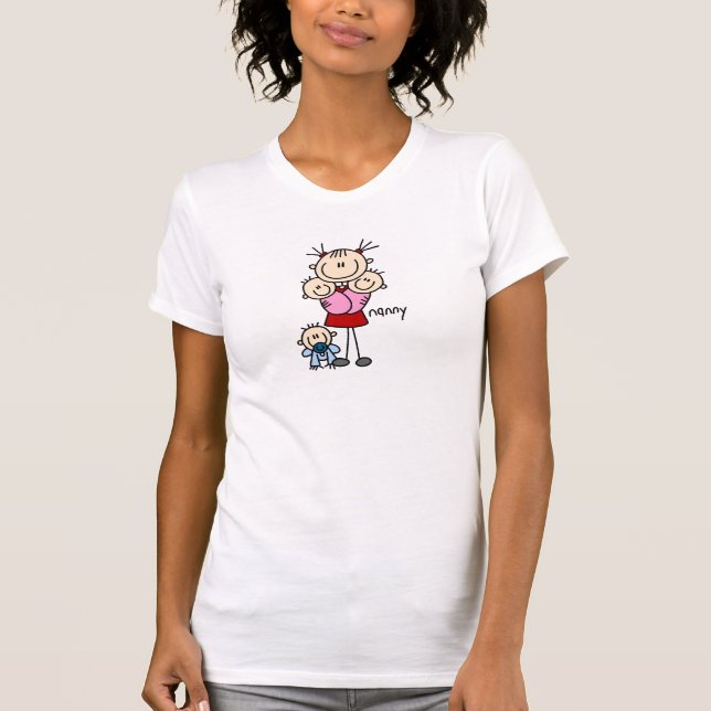 Figura camisa da vara do baby-sitter (Frente)