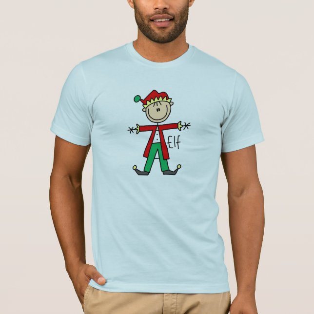 Figura camisa da vara do duende do Natal (Frente)