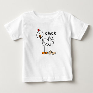 Figura camiseta e presentes da vara da galinha