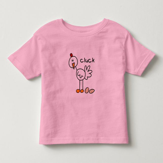 Figura camiseta e presentes da vara da galinha (Frente)