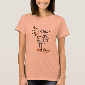 Figura camiseta e presentes da vara da galinha