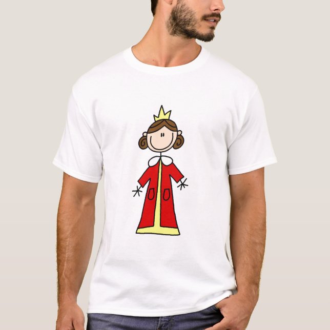 Figura camiseta e presentes da vara da rainha (Frente)
