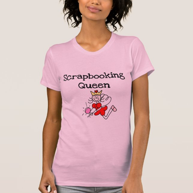 Figura camiseta e presentes da vara da rainha do (Frente)