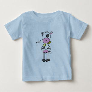 Figura camiseta e presentes da vara da vaca