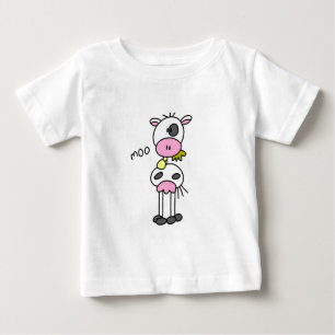 Figura camiseta e presentes da vara da vaca