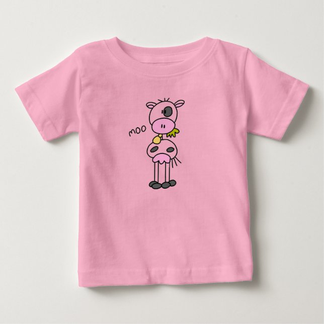 Figura camiseta e presentes da vara da vaca (Frente)