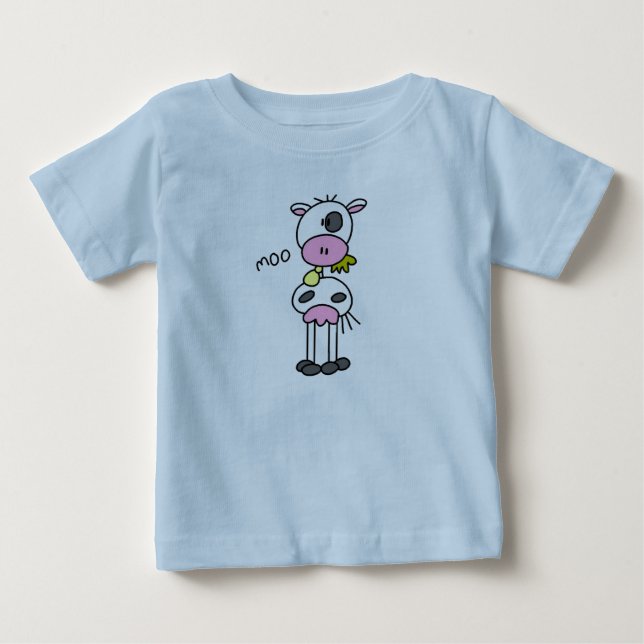 Figura camiseta e presentes da vara da vaca (Frente)