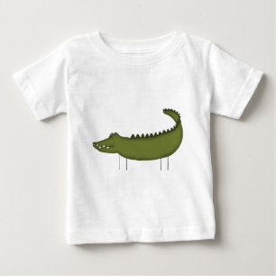 Figura camiseta e presentes da vara do crocodilo