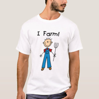 Figura camiseta e presentes da vara do fazendeiro