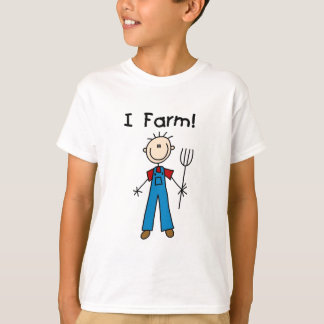 Figura camiseta e presentes da vara do fazendeiro