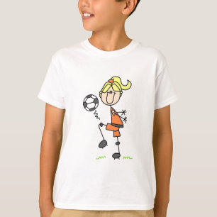 Figura camiseta e presentes da vara do futebol