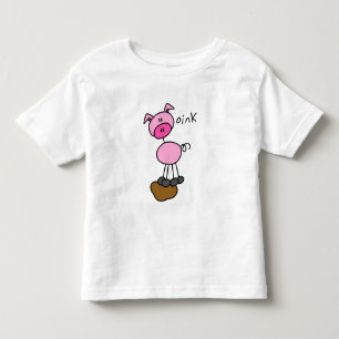 Figura camiseta e presentes da vara do porco