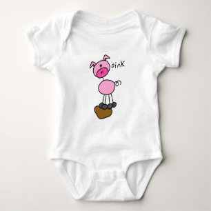 Figura camiseta e presentes da vara do porco
