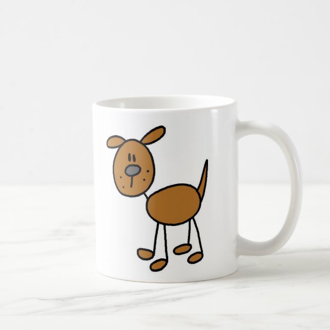 Figura caneca da vara do cão (Direita)