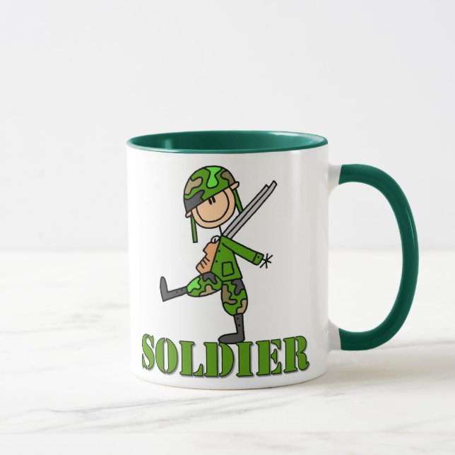Figura caneca da vara do soldado (Direita)
