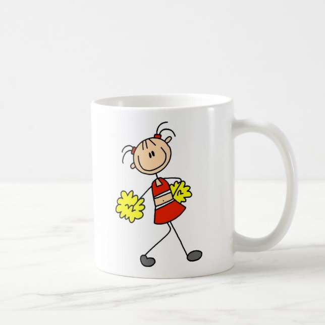 Figura Cheerleading bonito caneca da vara (Direita)
