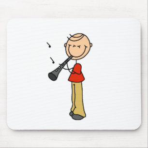 Figura clarinete Mousepad da vara
