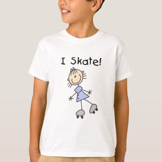 Figura da vara eu patino camiseta e presentes