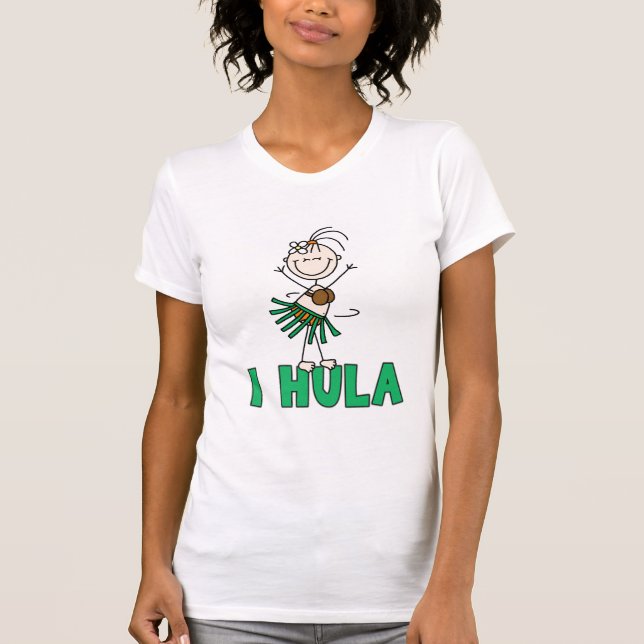 Figura da vara mim t-shirt e presentes de Hula (Frente)