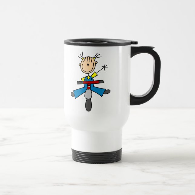 Figura da vara na caneca do patinete (Direita)