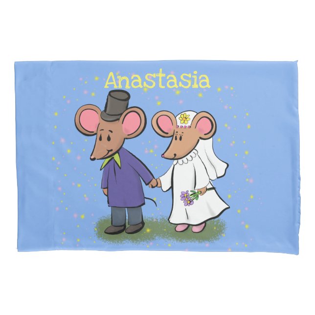 Figura de desenho animado do casal do mouse (Frente)