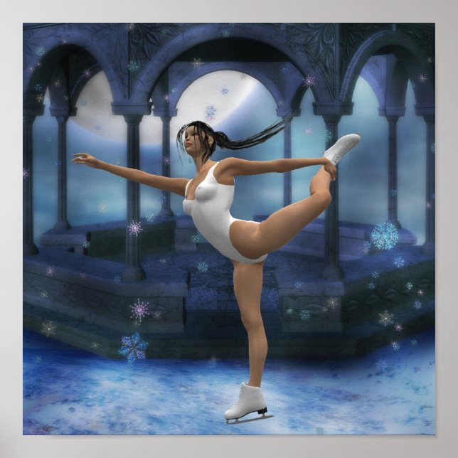 Figura de Poster de patinação (Frente)