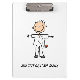 Figura masculina personalizada prancheta da vara