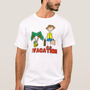 Figura menino da vara eu Vacation t-shirt