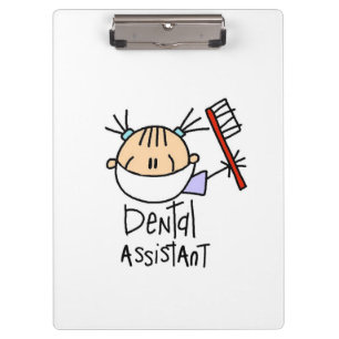 Figura prancheta da vara do assistente dental