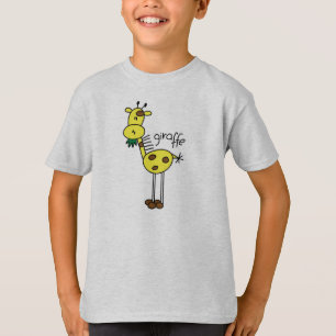 Figura t-shirt da vara do girafa