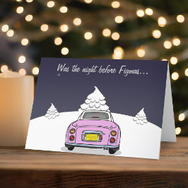 Figuras Fígaro Rosa Fígaro Cartão de Natal