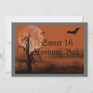 Figurino de Halloween Ball Sweet Sessenta Convite