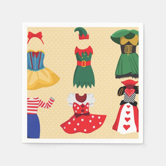 Figurinos e guardanapos (Frente)