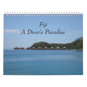 Fiji - calendário de parede do paraíso 2018 de u
