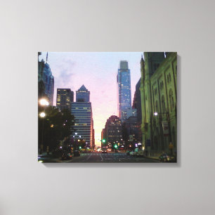 Filadélfia - Imagem de Canvas Sunset