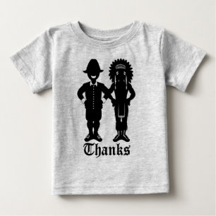 Filha de Ação de Graças Camisa de Bebê Orgâni