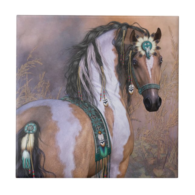 Filha do Azulejo de Arte Eólica (Frente)