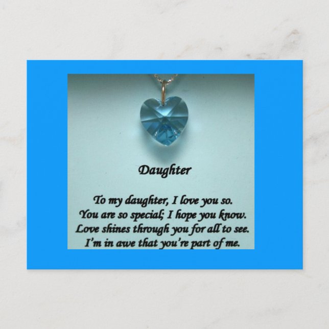 Filha do meu cartão postal (Frente)