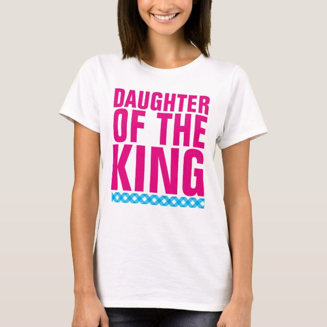 FILHA DO REI CRISTÃO T-shirts (Frente)