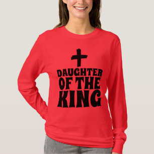FILHA DO REI SENHORAS CRISTÃOS T-SHIRTS