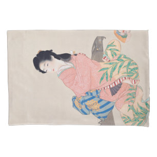 Filha Miyuki (Elegante moça Japonesa, Arte Asiát
