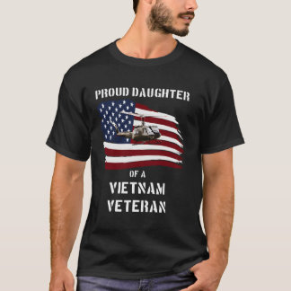 Filha Orgulhosa De Uma Camisa T Veterana Do Vietnã