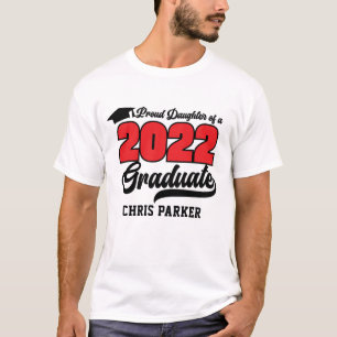Filha Orgulhosa PERSONALIZADA de um T-Shirt Forman