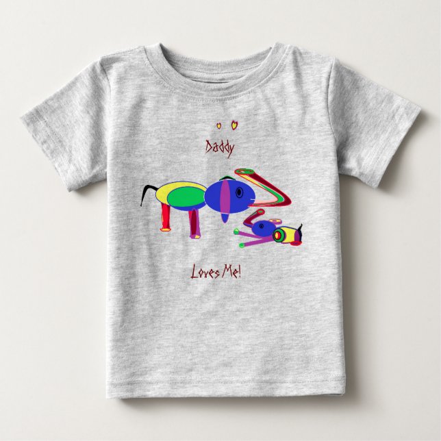 Filha (ou Filho) do Papai - Camiseta (Frente)